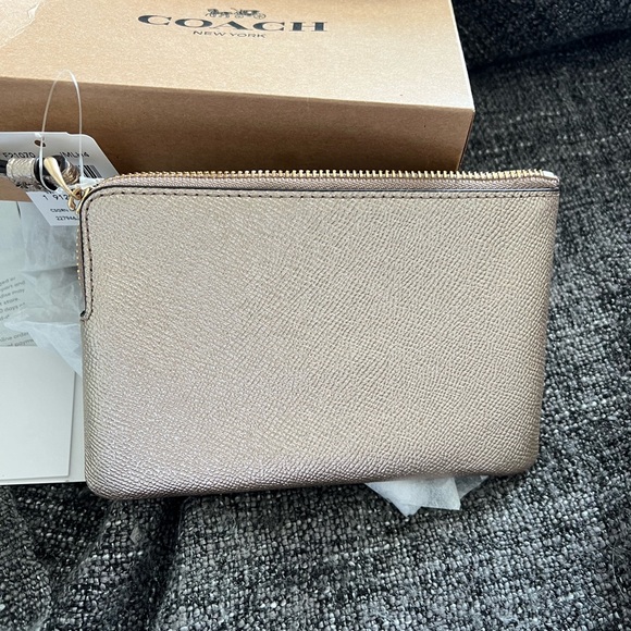 COACH Corner Zip Wristlet - Picture 5 of 8